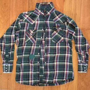 Plains Western Wear Plaid Shirt